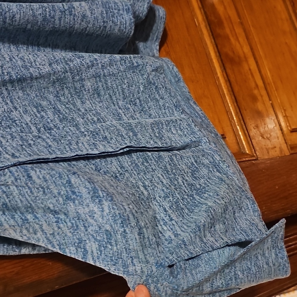 EASEL So Comfortable! Oversized Lg Blue Top - Picture 4 of 8